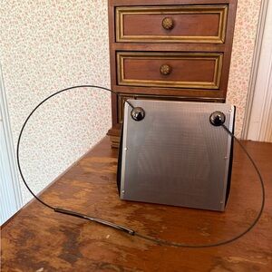 Wendy Stevens Silver Steel Metal Bag/Purse